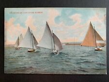 Postcard Vancouver Canada - Sail Boats in Harbor picture