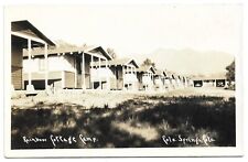Colorado Springs Rainbow Cottage Camp, 1930s RPPC Photo Postcard picture