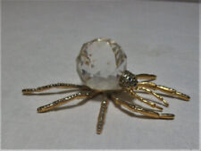 1980's Vintage Austria Star Collection Swarovski Crystal gold plated spider picture