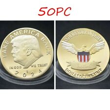 50pc 2024 President Donald Trump Commemorative Coin Take America Back picture
