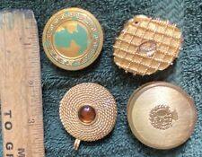 Four Vintage Mini Make Up & Perfume Compacts (MU81) picture