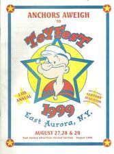 East Aurora NY 1999 Toy Fest Program Popeye Fisher Price museum advertisements picture