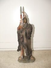 Native american resin statue figure 1990 great chiefs 10 1/2
