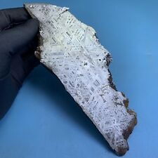 280gm pure Aletai iron meteorite slab  SIZE:177*70*4.2mm SH0248 picture