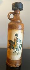 Vintage Antique Spanish Decanter Bottle Jug Soldier on Horseback  picture