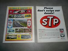 STP Oil Automotive Ads - Vintage - Two for One Price  picture