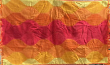 VTG Cannon Royal Family Bath Towel Seven Seas Yellow Orange Red Pink 25x40