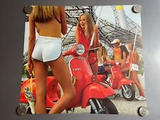 Vintage 1982 Vespa Motor Scooter Picture, Print, Poster - RARE Awesome Frameable picture