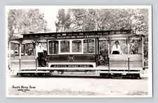 Postcard RPPC California Buena Park CA Knott's Berry Farm Trolley Car 1950s picture