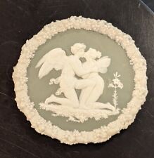 Wedgwood Like Sage Green Fairy/Angel Plate picture