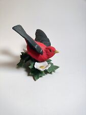 Lenox Fine Porcelain Garden Birds Figurine Scarlet Tanager 1992 Vintage picture
