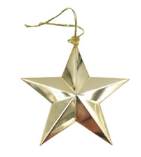 Texas Gold Star Gloria Duchin Metal Christmas Tree Ornament 1996 USA picture