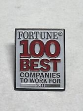 Fortune 100 Best Companies To Work For 2011 Award Enamel Lapel Pin 1
