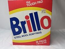 Vintage Brillo Soap Steel Wool Pads 80's Household Period Film Prop New  SEALED picture