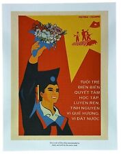 Vietnam War Poster Students Celebrate 55th Anniversary Dien Bien Victory Battle picture