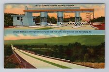 Harrisburg PA-Pennsylvania, Pennsylvania Turnpike, Antique Vintage Postcard picture