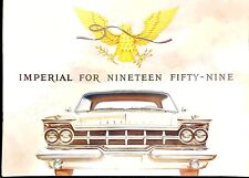 Original 1959 Chrysler Imperial Brochure - Uncirculated - 12 Pages picture