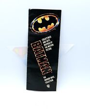 Vintage 1989 Batman Movie Warner Bros Collection Brochure Advertisement Flyer picture