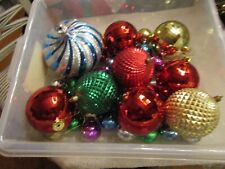 Christmas Tree Ornaments Unbreakable Shiny Disco Ball Dimple Swirl 5.5 4