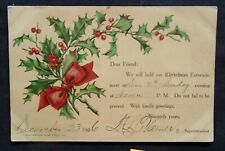 Religious  Invitation to Church ?  dated 1906   2995 picture