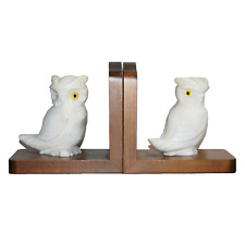 Vtg Mid Century Owl Bookends Old World ? Made in Italy picture