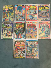 Lot of 10 DC & MARVEL Bronze Age Comics - Avengers, Batman,ETC.. picture