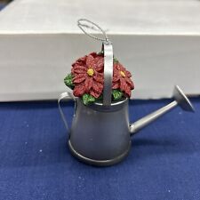 Decorative Metal Tin Gardening Flower Watering Can Ornament 3