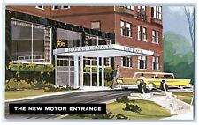 c1960's Hotel Lenox Motor Entrance Buffalo New York NY Vintage Unposted Postcard picture