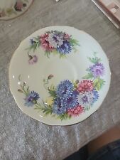 Vintage Clarence Bone China Teacup Saucer Made In England Mums picture