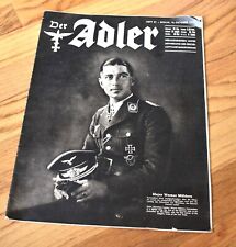 WW2 German Original Magazine Adler 1940 picture