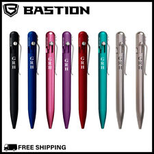 BASTION CUSTOM ENGRAVED BOLT ACTION PENS Metal Ballpoint Personalized Name Gift picture