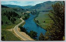 Big Hole Valley Montana Watercress Spring Scenic Landscape Chrome Postcard picture