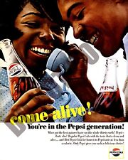 African American Pepsi-Cola Magazine Promo Flyer Ad 8x10 Photo picture