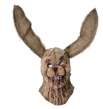 Scary Bunny Mask Halloween Bloody Scarecrow Mask Burlap Sack Rabbit Mask picture