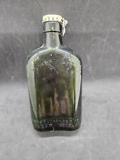 Vtg 1930's James Buchanan & Co Ltd Glasgow Scotland  Green Whiskey Bottle  picture