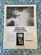 Vintage 1972 Evinrude 65 Boat Outboard Motors Print Ad picture