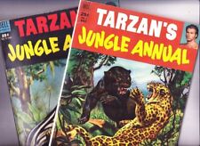 Dell comics Edgar Rice Burroughs TARZAN'S JUNGLE ANNUAL #1 & #2 - 1952 & 1953 picture