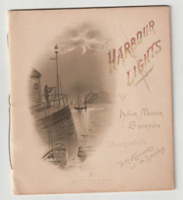 Raphael Tuck Antique Book , C. 1890 , Harbour Lights , picture