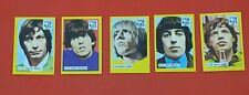 The Rolling Stones Set of 5 1967 Holland Matchbox labels Music Trading Cards picture