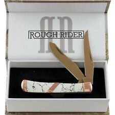 Rough Rider Copperstone Stone Trapper Pocket Knife RR1527 2 Folding Blades picture