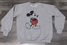 Vtg Disney Character Fashions Mickey Mouse Gray Medium Sweatshirt USA Made  picture