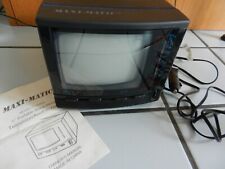 Vintage Maxi-Matic mini TV AM/FM radio model T 8088A plus instruction leaflet picture