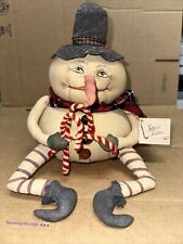 Whimsical Collectable Primitive Snowman by Joe Spencer 