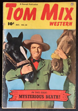 TOM MIX Western #34 Fawcett 1950 Solid book Estate Sale - Original Owner picture