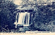 Old Cutler Mill Dam, Mill St. Arlington, Massachusetts MA Postcard picture