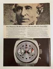 1970 Jules Jurgensen Watch Print Ad Original Vintage Since 1740 Watches picture