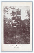 Lee Tower Hampden MA Postcard Massachusetts C.B.B. 1912 picture