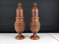 Fine Antique Georgian Style Treen Salt and Pepper Shakers picture