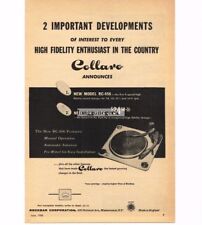 1956 Rockbar Collaro RC-456 HIFI Turntable Record Player VINTAGE Print Ad picture
