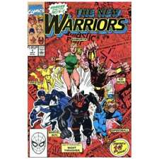 New Warriors (1990 series) #1 in Very Fine condition. Marvel comics [o& picture